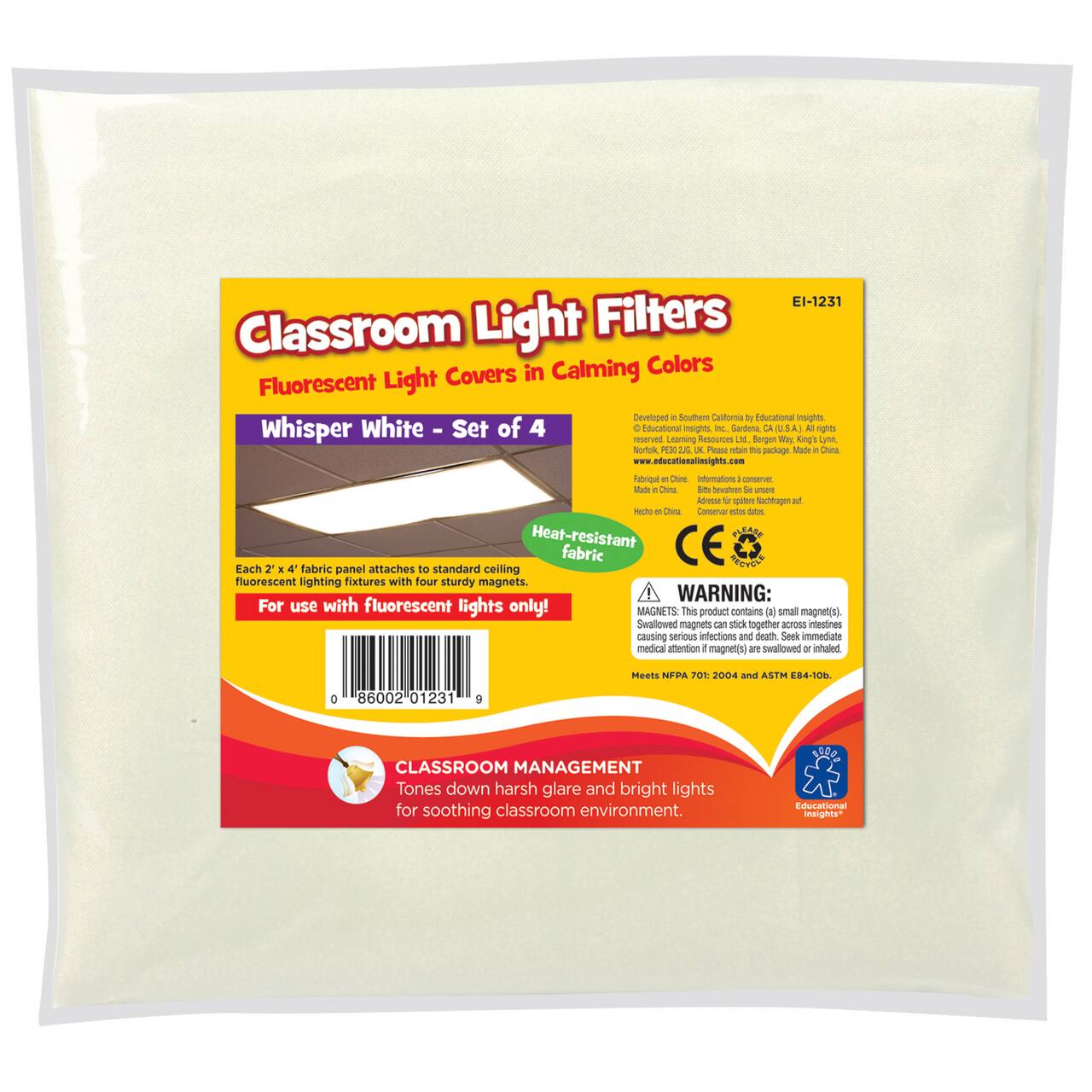 Educational Insights Whisper White Light Filters, 4ct.
